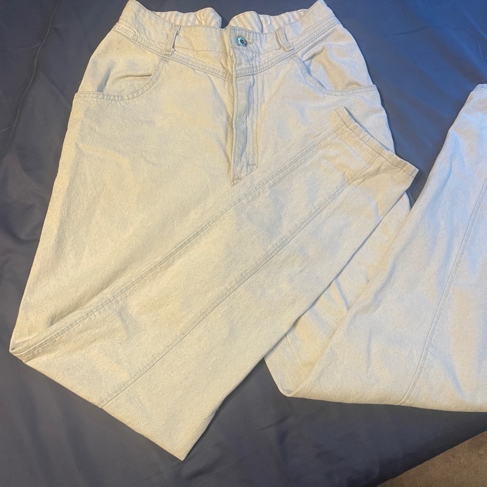 Lee’s high rise acid wash jeans